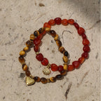 Original Niche-style Beaded Stretch Bracelet - Abundance, Peace and Self-acceptance