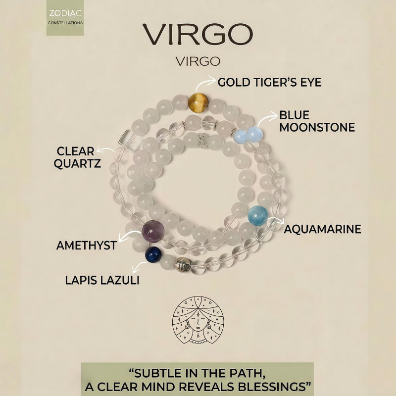 Constellation Natural Crystal Bracelet B