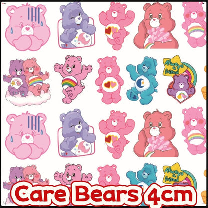 Care Bears 4cm Acrylic Charms for DIY match game-open in live