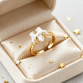 Starlight Pearl Gold Ring - Direct Way with Confidence