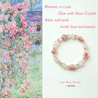 Bracelet en Cristal Naturel Talisman Éclosion de l'Amour