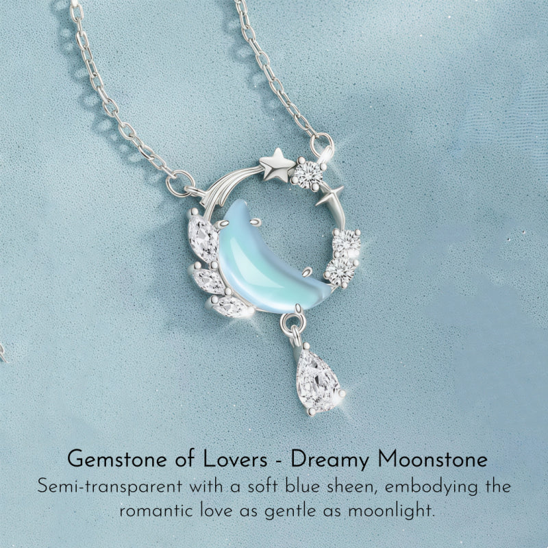Forever Love Moon & Star Necklace
