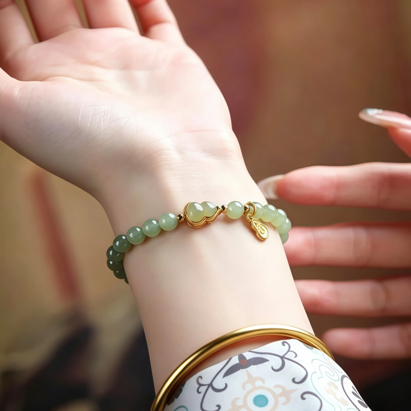 Bracelet Noble Cheval en Jade de Hetian