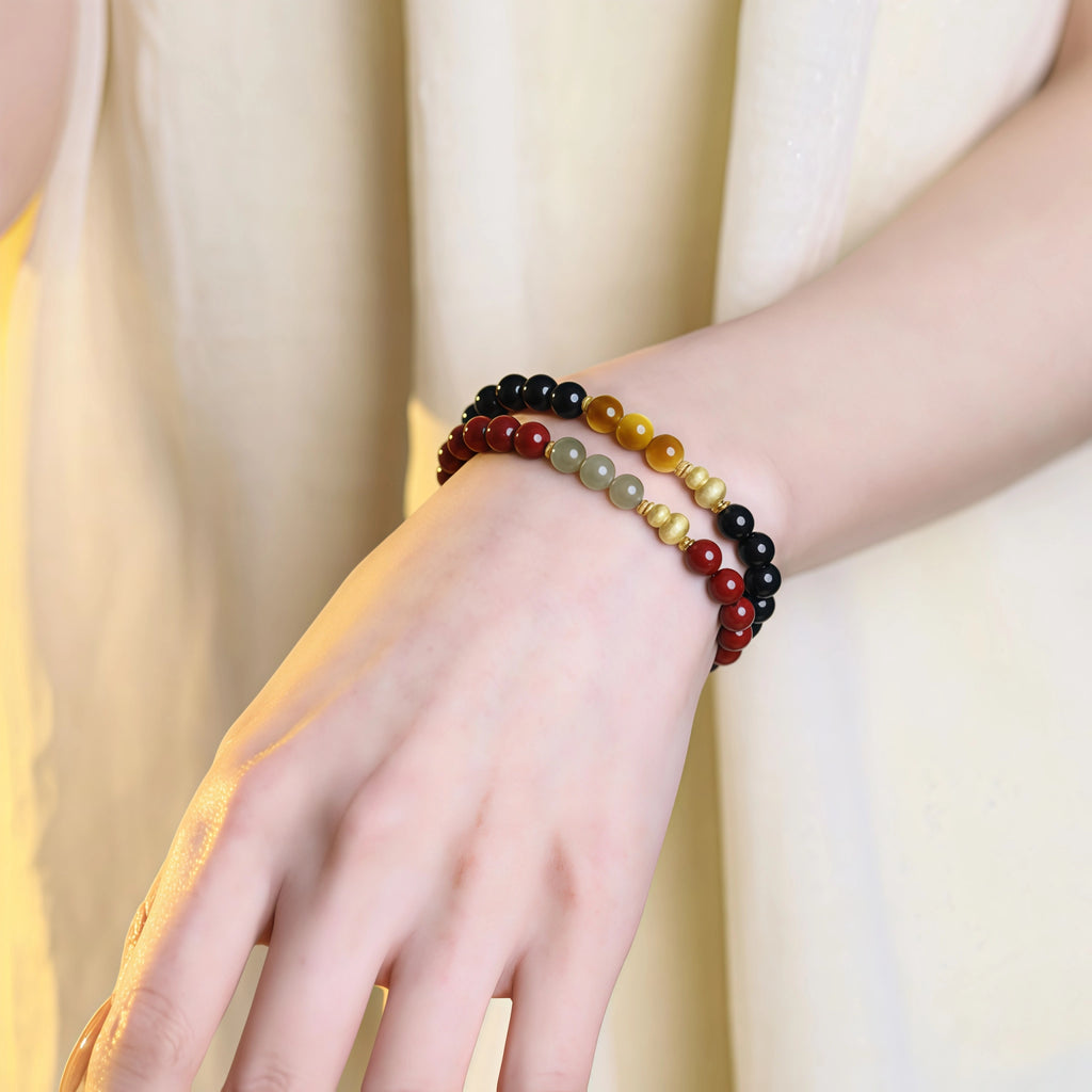 Collier en cristal naturel couronne vintage