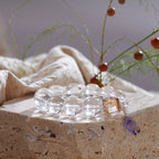 Bracelet brésilien en quartz clair incolore et améthyste – Purifier, ouvrir la sagesse, attirer les bienfaiteurs