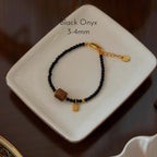 Collier en cristal naturel couronne vintage