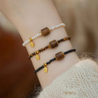 Collier en cristal naturel couronne vintage