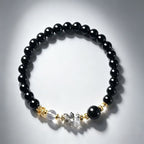 Bracelet en Obsidienne Naturelle Garde de l'Ombre