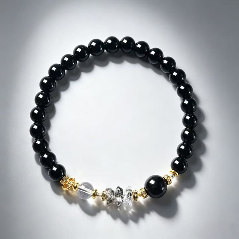 Shadow Guard Natural Obsidian Bracelet