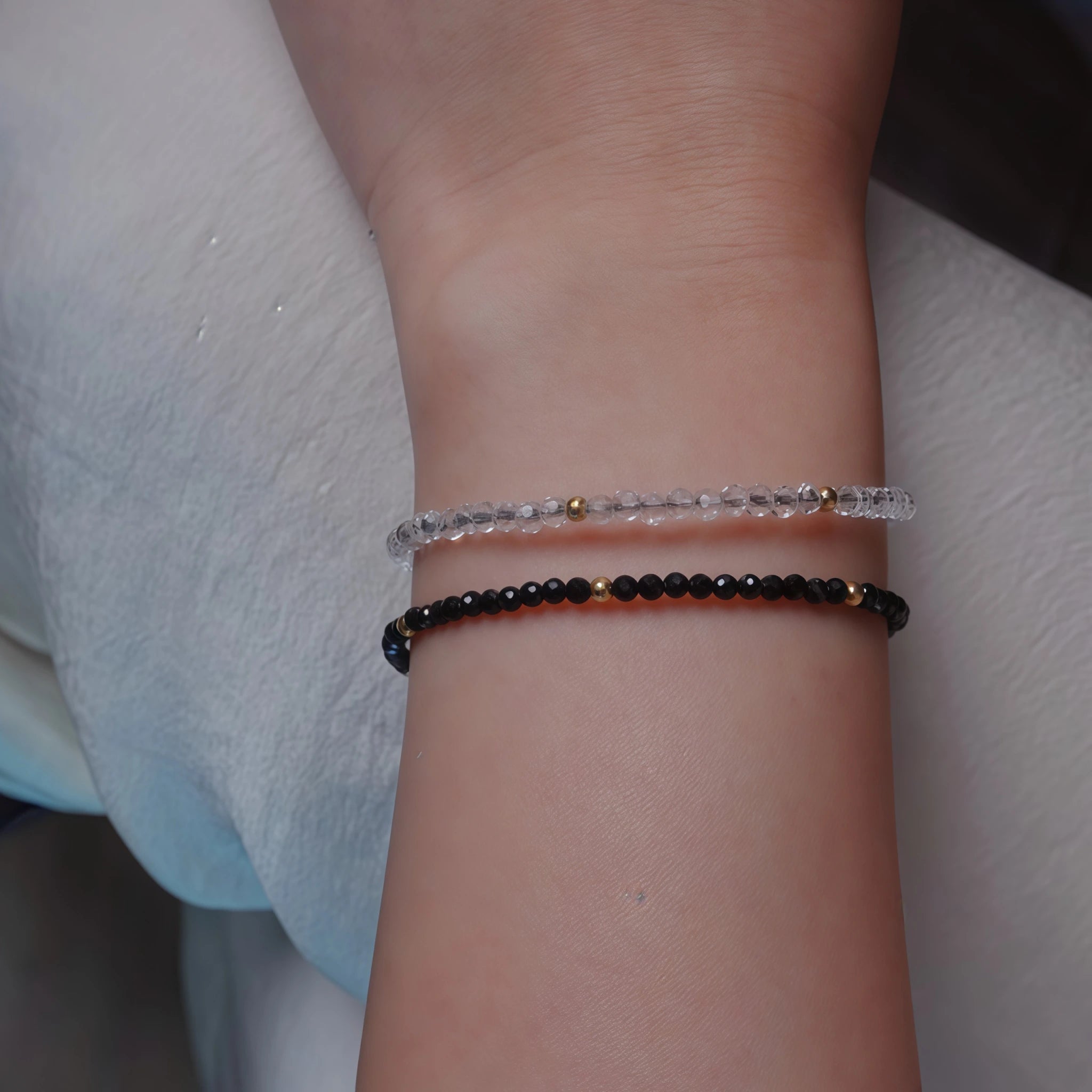 Collier en cristal naturel couronne vintage