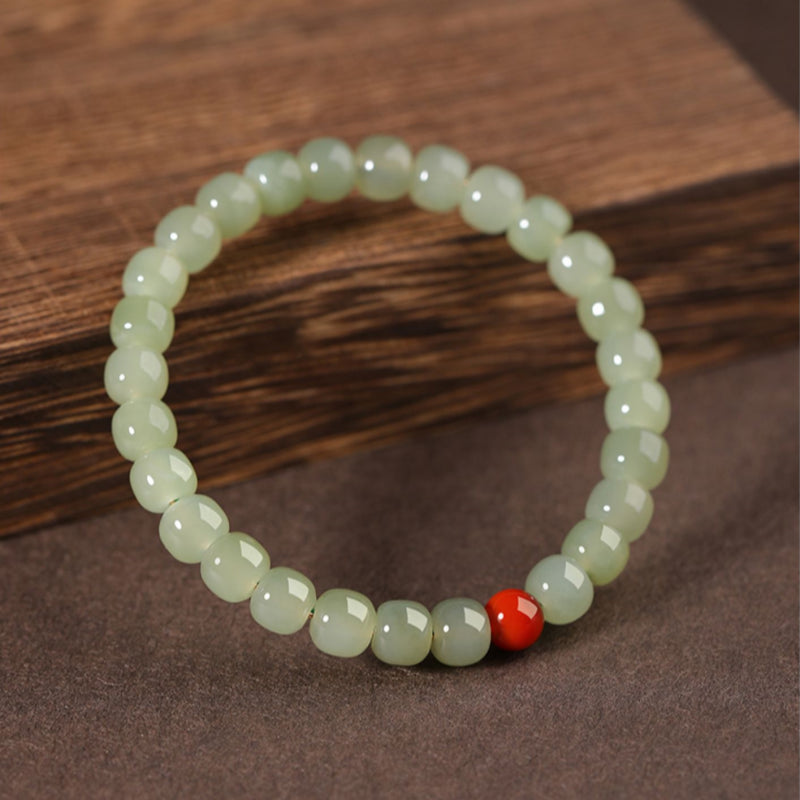 Bracelet Noble Cheval en Jade de Hetian