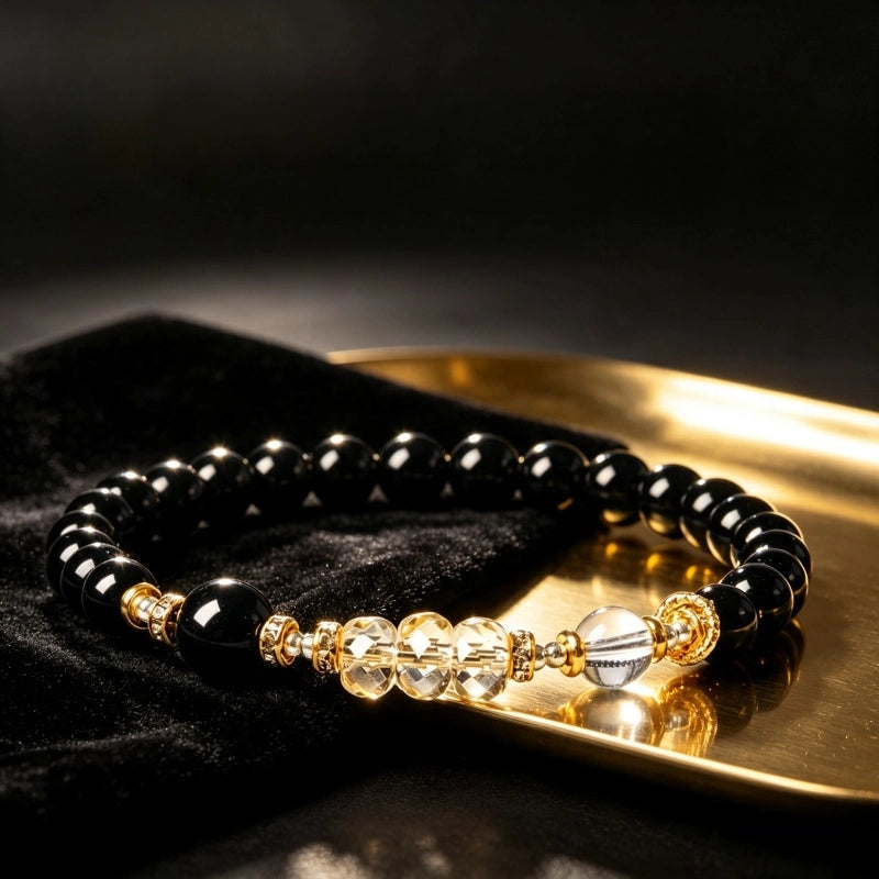 Natural Obsidian Bracelet — Protect Your Fortune