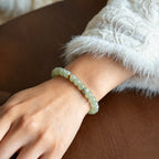 Deep/Light Hetian Jade Enamel Bracelet - Wear Balance, Live Gently