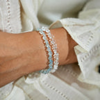 Gradient Aquamarine Bracelet – Calm Emotion, Speak Truth, Attract Luck