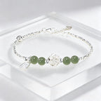Bracelet Lotus Lumière Intérieure en Jade Naturel du Hetian