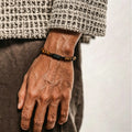 Bracelet œil de tigre naturel multi-formes — Style couple pour hommes et femmes