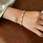 Hetian Jade Pearl Bracelet Necklace Set - Gentle luck, Inner peace, and Harmonious Relationships