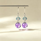 Boucles d'oreilles Sérénité en cristal naturel