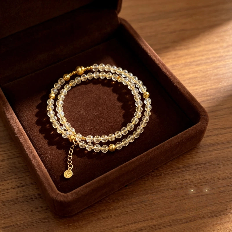Natural Citrine Gourd Bracelet – Attract Wealth & Luck, Boost True Romance