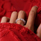 Bague naturelle en quartz clair pour la chance et le pouvoir