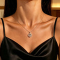 Moon & Star S925 Necklace - Celestial Lovers Night Sky Moon Star Talisman