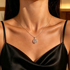 Collier lune et étoile « Amants célestes »