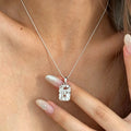 Collier en quartz clair Nœud brillant – Purifie l'aura, éclaircit l'esprit