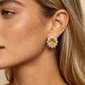 Boucles d'oreilles Solara en cristal naturel