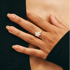Starlight Pearl Gold Ring - Direct Way with Confidence