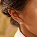 Natural Hetian Jade Earrings - Attracts Blessings & Long-Lasting Luck