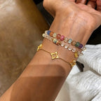 Rainbow Clear Quartz Bracelet – Purify Aura, Amplify Joy, Attract Abundance