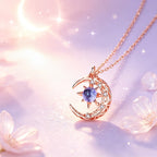 Moon & Star Necklace - Eternal Gentle Love Symbol