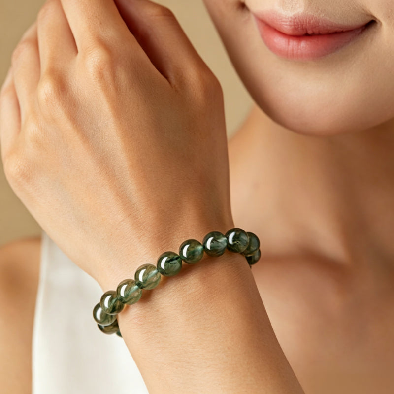 Bracelet en cristal naturel murmure de bambou
