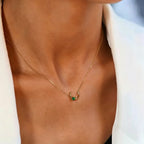 Collier Lune et Étoile en Jaspe Naturel