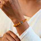 Bracelet Cloisonné Lotus Pur Ambre Naturel