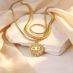 Collier mauvais œil omniscient