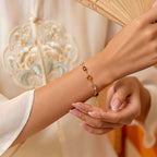 Bracelet triple chance en cristal naturel
