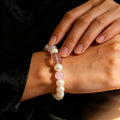 Bracelet en cristal de poudre de perle d'eau douce