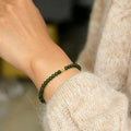 Spinach Green Hetian Jade Bracelet— Pure Grace Hetian Jade