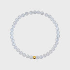 Bracelet en cristal naturel Nirvana Doré