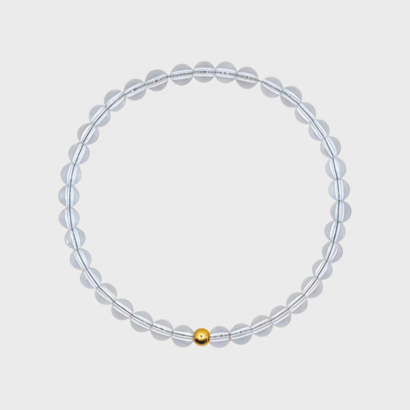 Gold Nirvana Natural Crystal Bracelet