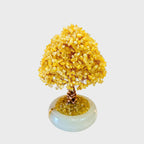 Arbre à argent en citrine