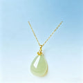 Water-Drop Hetian Jade Necklace