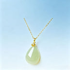 Water-Drop Hetian Jade Necklace