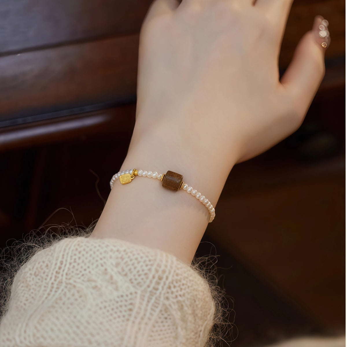 Collier en cristal naturel couronne vintage