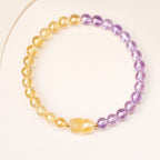 Bracelet en cristal naturel Énergie Or