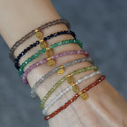 Collier en cristal naturel couronne vintage