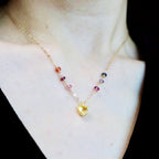 Collier Citrine Naturelle Pierre de Naissance Novembre – Richesse, Harmonie et Protection