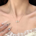 Hetian Jade Butterfly Tassel Necklace – Gentle Virtue, Transformation & Rebirth