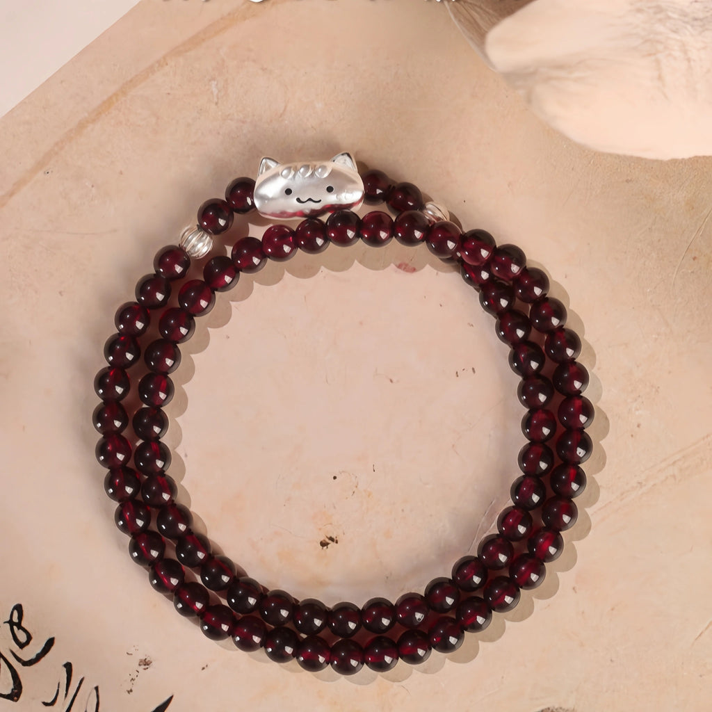 Collier en cristal naturel couronne vintage